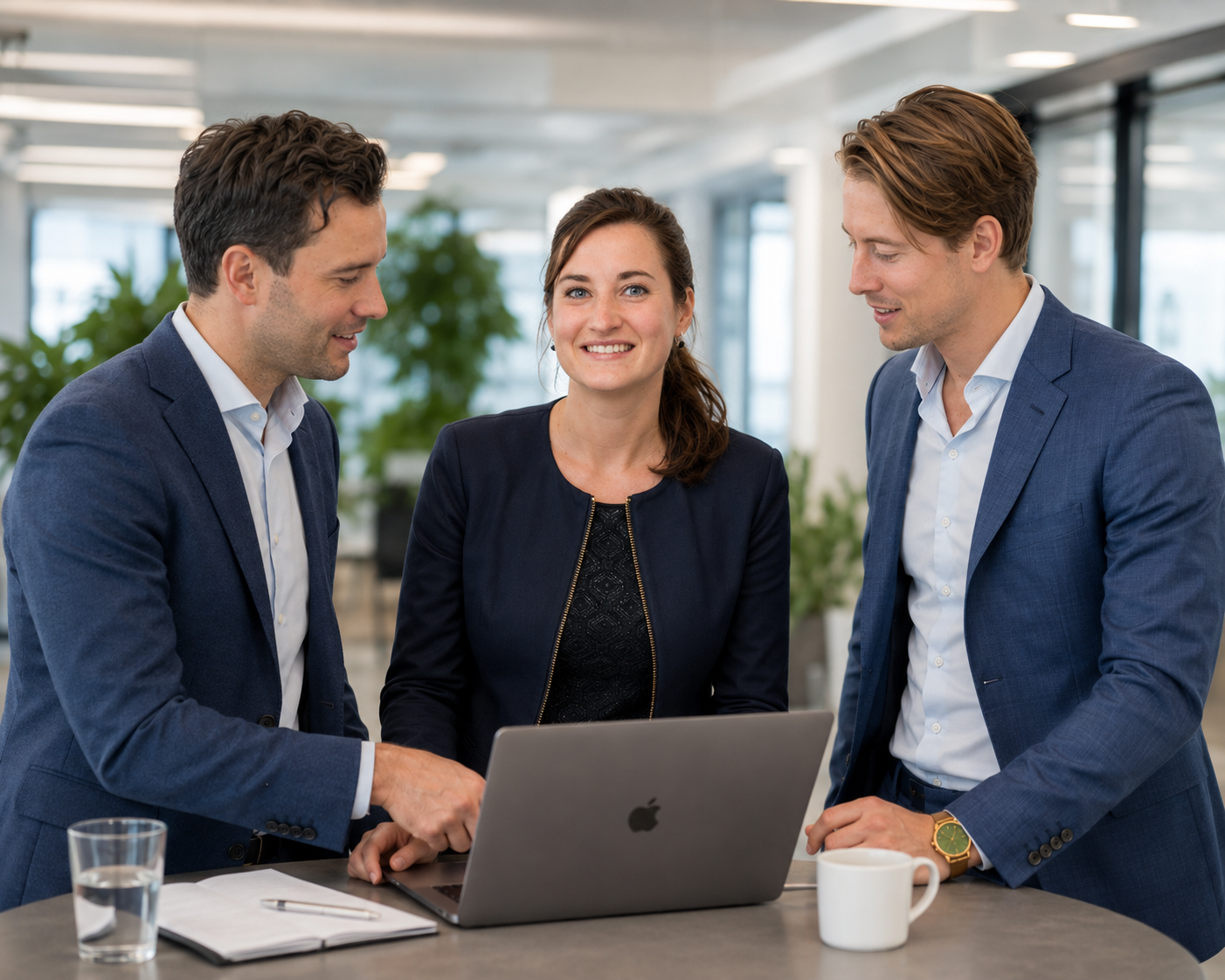 Arbeidsrechtjuristen van LegalHero bespreken een reorganisatiedossier