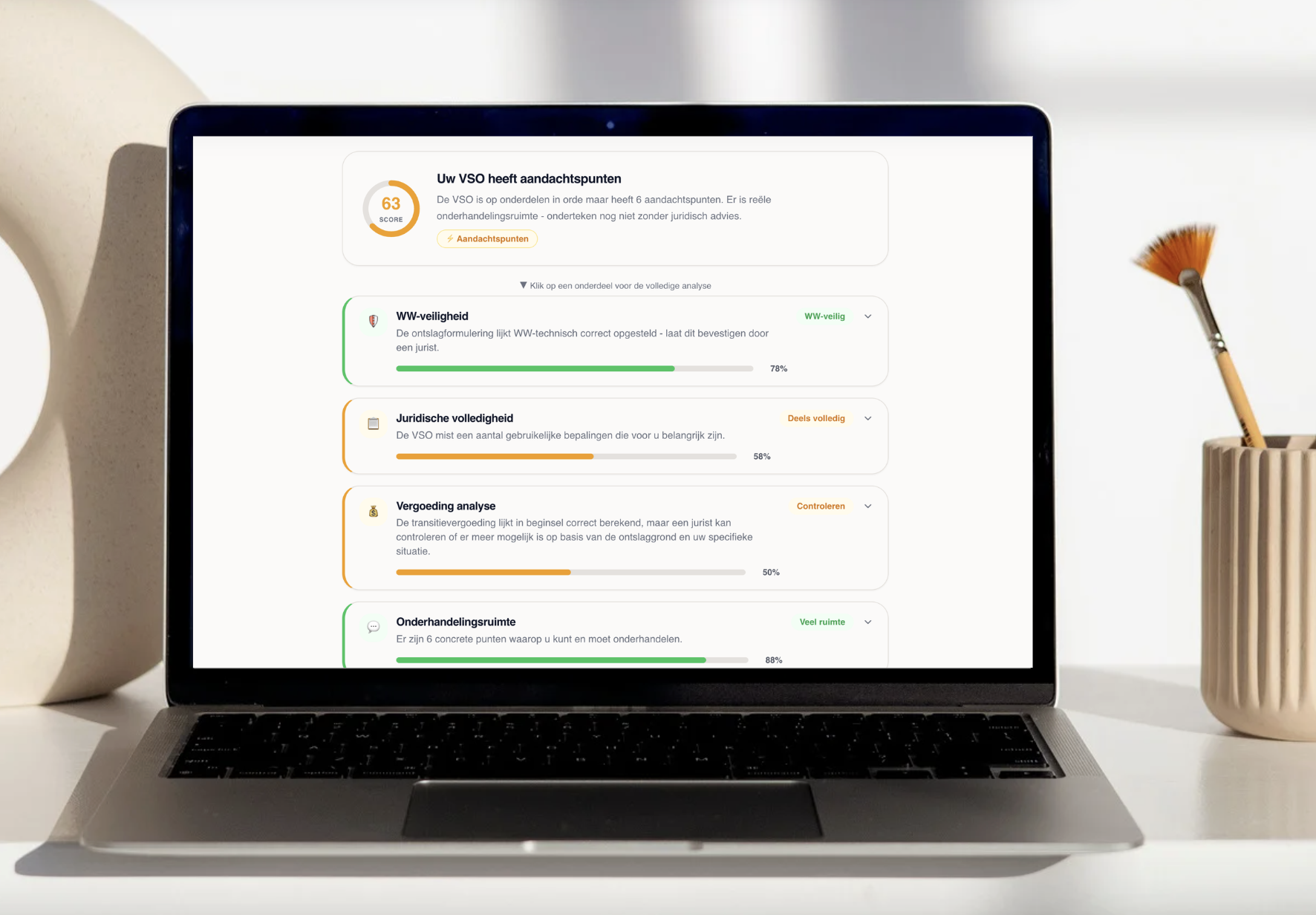 Voorbeeld VSO rapport